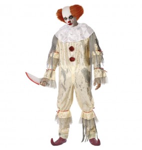 Blutige Clown Kostüm für Herren