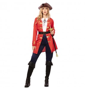 Stilvoller Hook-Pirat Kostüm für Damen