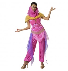 Fuchsia Arabische Prinzessin Kostüm für Damen