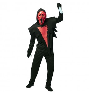 Scream rot Kostüm für Herren