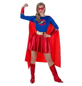 Kostüm Sie sich als Klassischer Superheldin Kostüm für Damen-Frau für Spaß und Vergnügungen