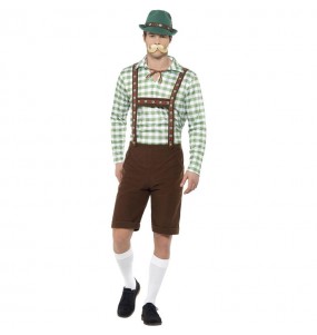 Tiroler Oktoberfest grün Kostüm für Herren