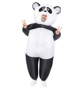 Erwachsene Aufblasbarer Pandabär Kostüm
