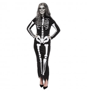 Elegantes Skelett Kostüm für Damen