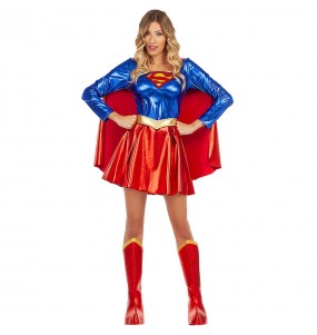 Sexy Supergirl Kostüm für Damen