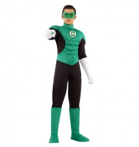 Green Lantern Superheld Kostüm für Herren