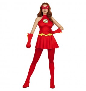 Flash Superheldin Kostüm für Damen