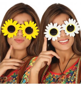 Hippie-Gänseblümchen-Brille