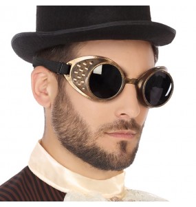 Steampunk dunkle Brille um Ihr Kostüm zu vervollständigen