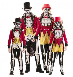 Skelett-Bändiger Kostüme für Gruppen und Familien