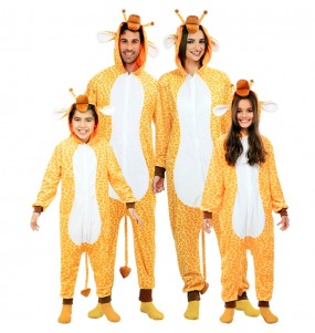 Afrikanische Kigurumi Giraffen Kostüme für Gruppen und Familien