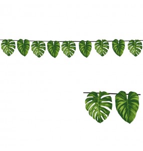Hawaiianische Blätter Girlande für die Dekoration von 3 Metern
