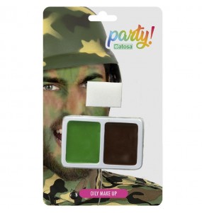 Schminkset für Militärschminke um Ihr Kostüm mit hochwertigem Make-up zu vervollständigen