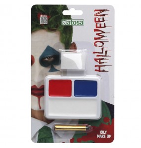 Joker-Schminkset um Ihr Kostüm mit hochwertigem Make-up zu vervollständigen