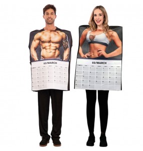 Sexy Kalender Kostüme für Paare