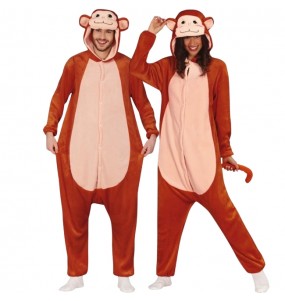 Schimpansen Kostüme für Paare