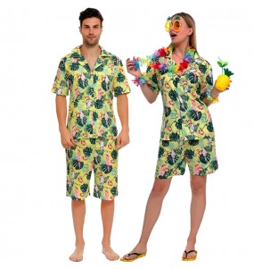 Tropische Hawaiianer Kostüme für Paare