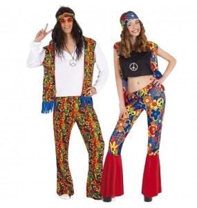 Groovige Hippies Kostüme für Paare