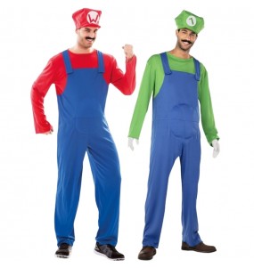 Mario und Luigi Kostüme für Paare