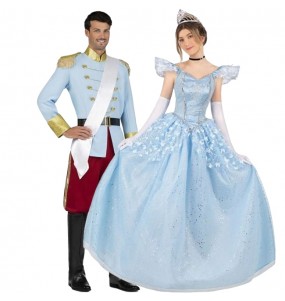 Prinz und Aschenputtel Deluxe Kostüme für Paare