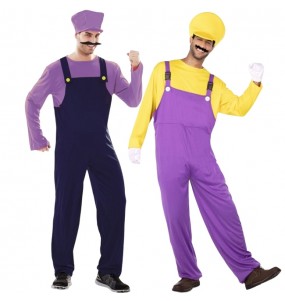 Wario und Waluigi Kostüme für Paare