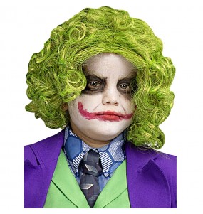Joker-Perücke für Kinder um Ihr Kostüm zu vervollständigen