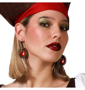 Piraten-Ohrringe um Ihr Kostüm zu vervollständigen