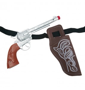 Revolver con funda para Cowboy