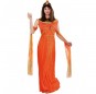 Kostüm Sie sich als Orange ägyptische Königin Kostüm für Damen-Frau für Spaß und Vergnügungen