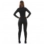 Kostüm Sie sich als Schwarzer OverallKostüm für Damen-Frau für Spaß und Vergnügungen