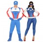 Mit dem perfekten Superhelden Captain America-Duo kannst du auf deiner nächsten Faschingsparty für Furore sorgen.