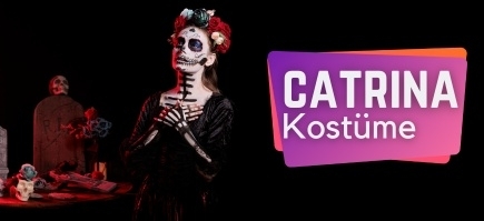 Finde das perfekte Catrina Kostüm für Halloween